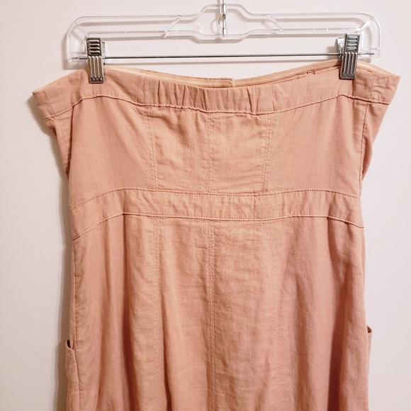 BDG Linen/Rayon Strapless Dress...10 - Picture 5 of 7